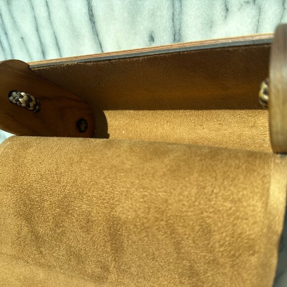 🇧🇷 - Leggieri Wood & Leather Crossbody Bag - Picture 9 of 10